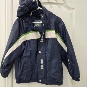 Blue spring/autumn rain jacket